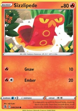 Sizzlipede - Fusion Strike (Common) [FST-046]