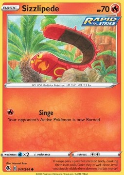 Sizzlipede - Fusion Strike (Common) [FST-047]