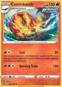 Centiskorch - Fusion Strike (Rare) [FST-048]