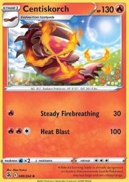 Centiskorch - Fusion Strike (Uncommon) [FST-049]