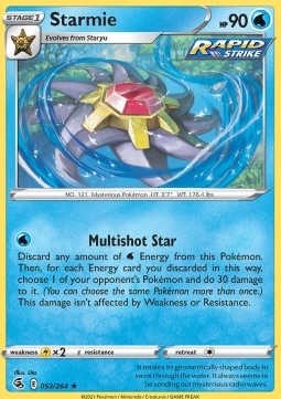Starmie - Fusion Strike (Holo Rare) [FST-053]