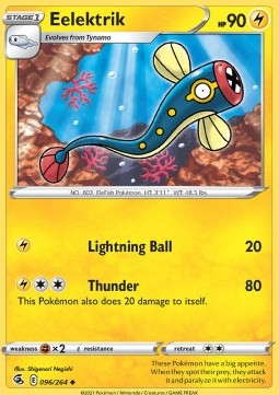 Eelektrik - Fusion Strike (Uncommon) [FST-096]