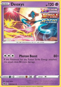 Deoxys - Fusion Strike (Holo Rare) [FST-120]