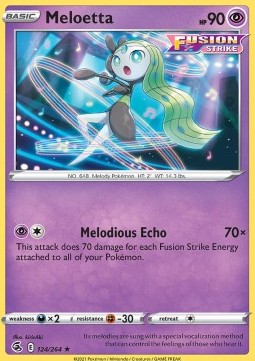 Meloetta - Fusion Strike (Rare) [FST-124]