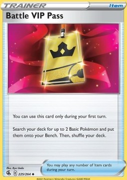 Battle VIP Pass - Fusion Strike (Uncommon) [FST-225]