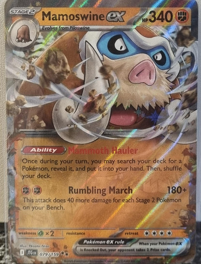 Mamoswine ex - Journey Together (Double Rare) [JTG-079]