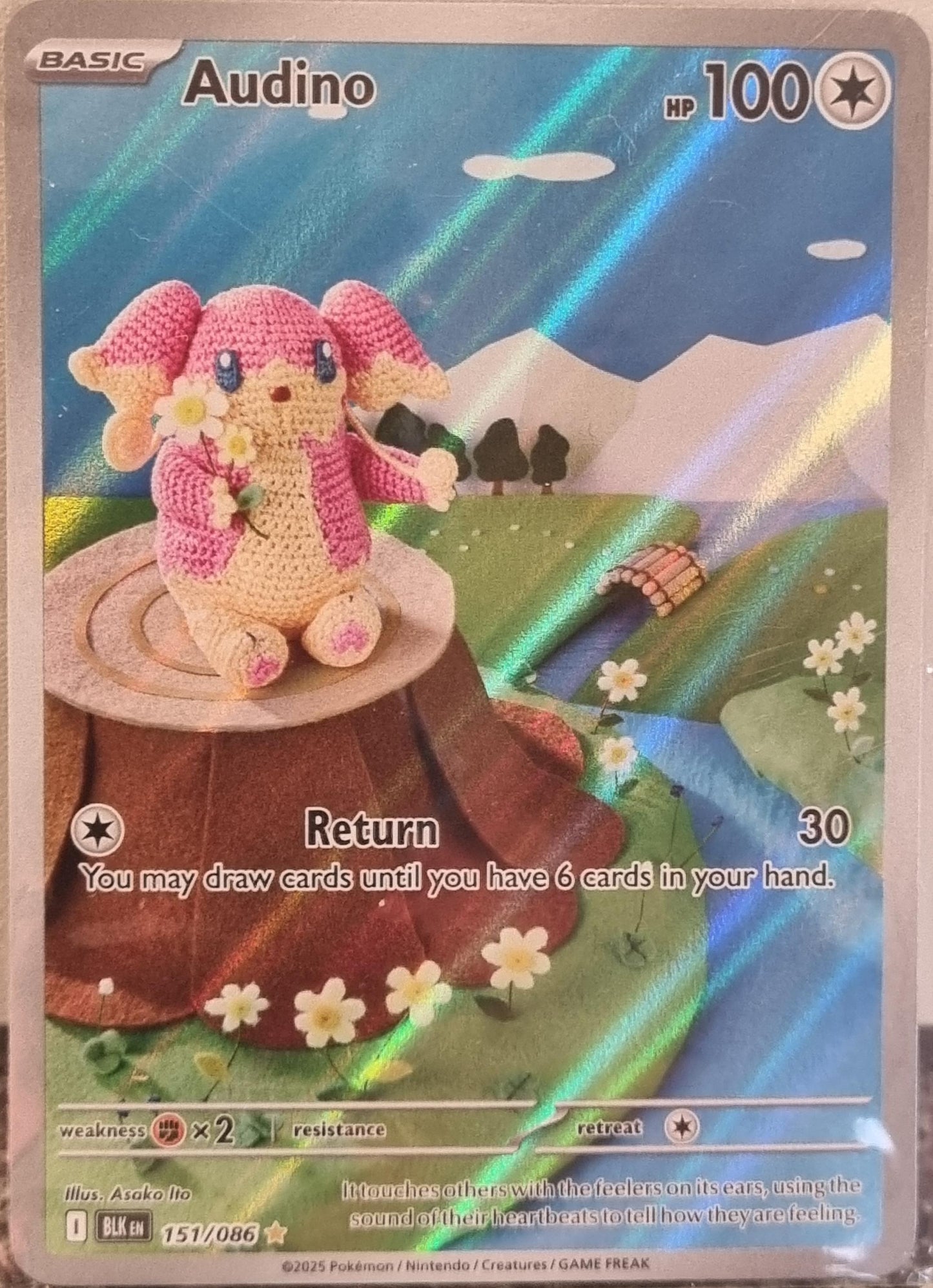 Audino - Black Bolt (Illustration Rare) [BLK-151]