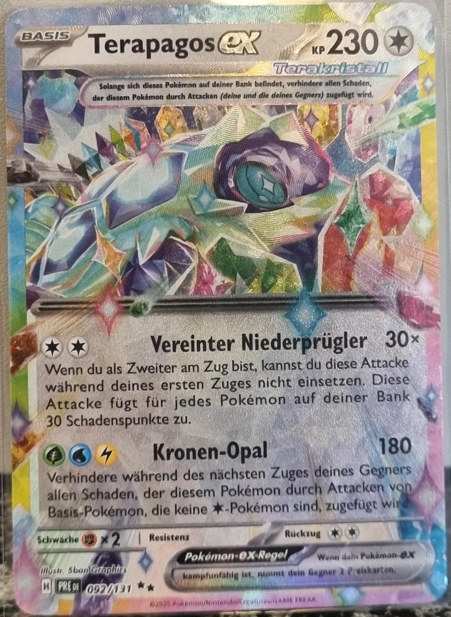 Terapagos ex - Prismatic Evolutions (Double Rare) [PRE-092]