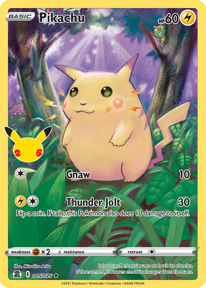 Pikachu - Celebrations (Holo Rare) [CEL-005]