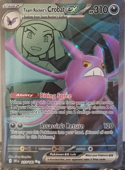 Team Rocket's Crobat ex - Destined Rivals (Ultra Rare) [DRI-217]