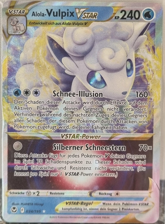 Alolan Vulpix VSTAR - Silver Tempest (Ultra Rare) [SIT-034]