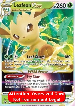 Leafeon VSTAR - SWSH Black Star Promos (Oversized) [SWSH-195]