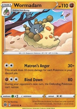 Wormadam - Brilliant Stars (Rare) [BRS-077]