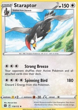 Staraptor - Brilliant Stars (Rare) [BRS-119]