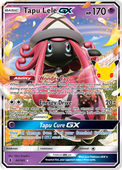 Tapu Lele GX - Celebrations (Ultra Rare) [CEL-GRI 60]