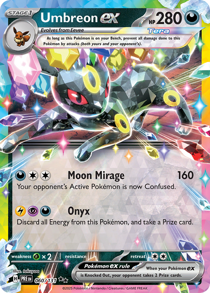 Umbreon ex - Prismatic Evolutions (Double Rare) [PRE-060]