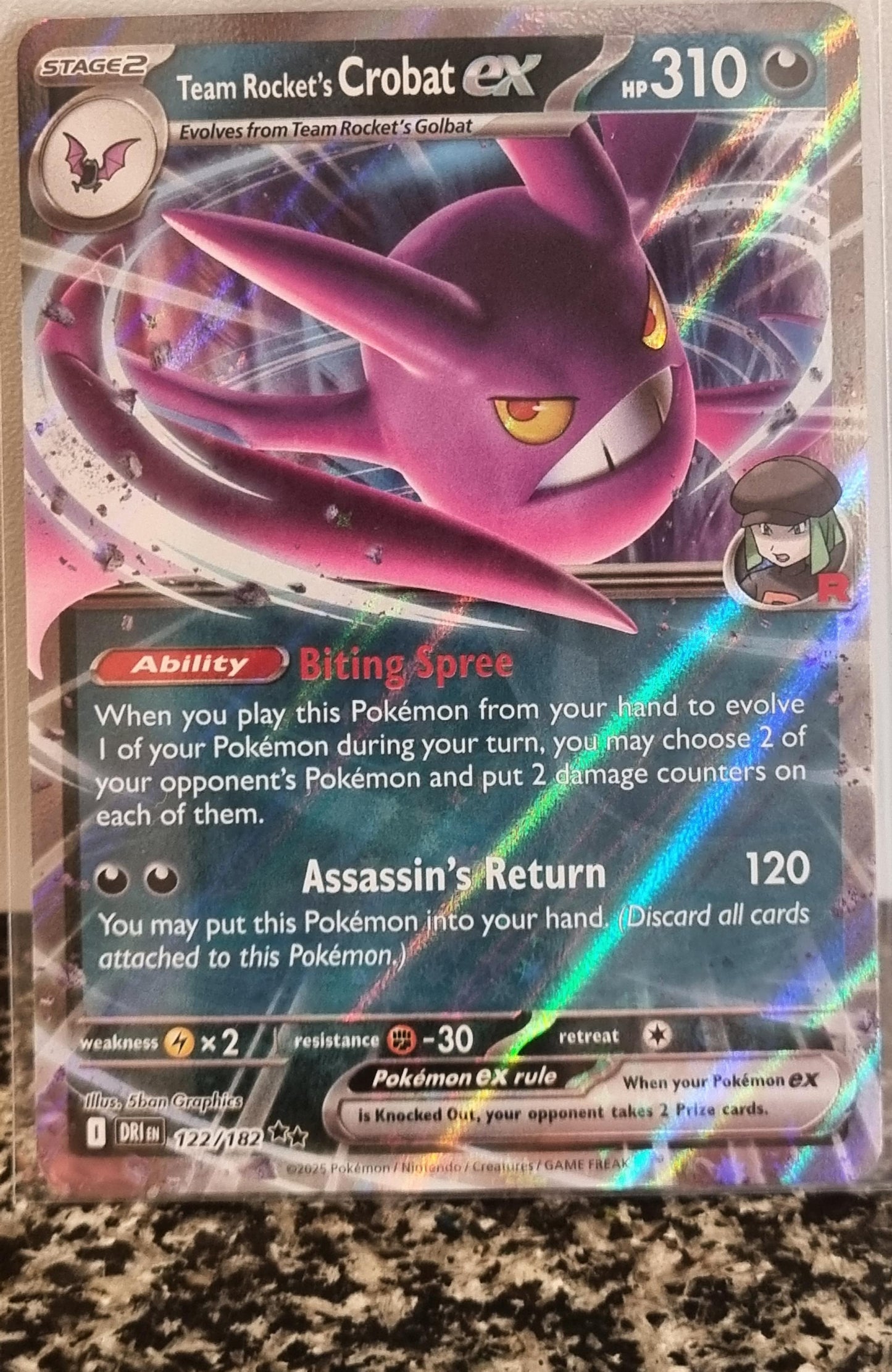 Team Rocket's Crobat ex - Destined Rivals (Double Rare) [DRI-122]