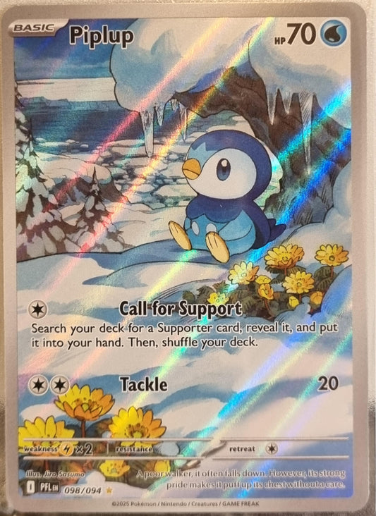 Piplup - Phantasmal Flames (Illustration Rare) [PFL-098]
