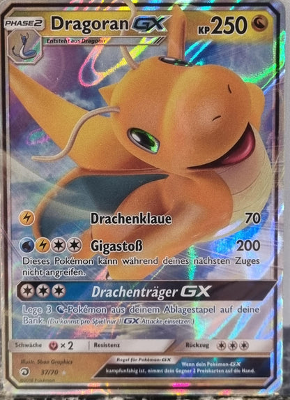 Dragonite GX - Dragon Majesty (Ultra Rare) [DRM-37]