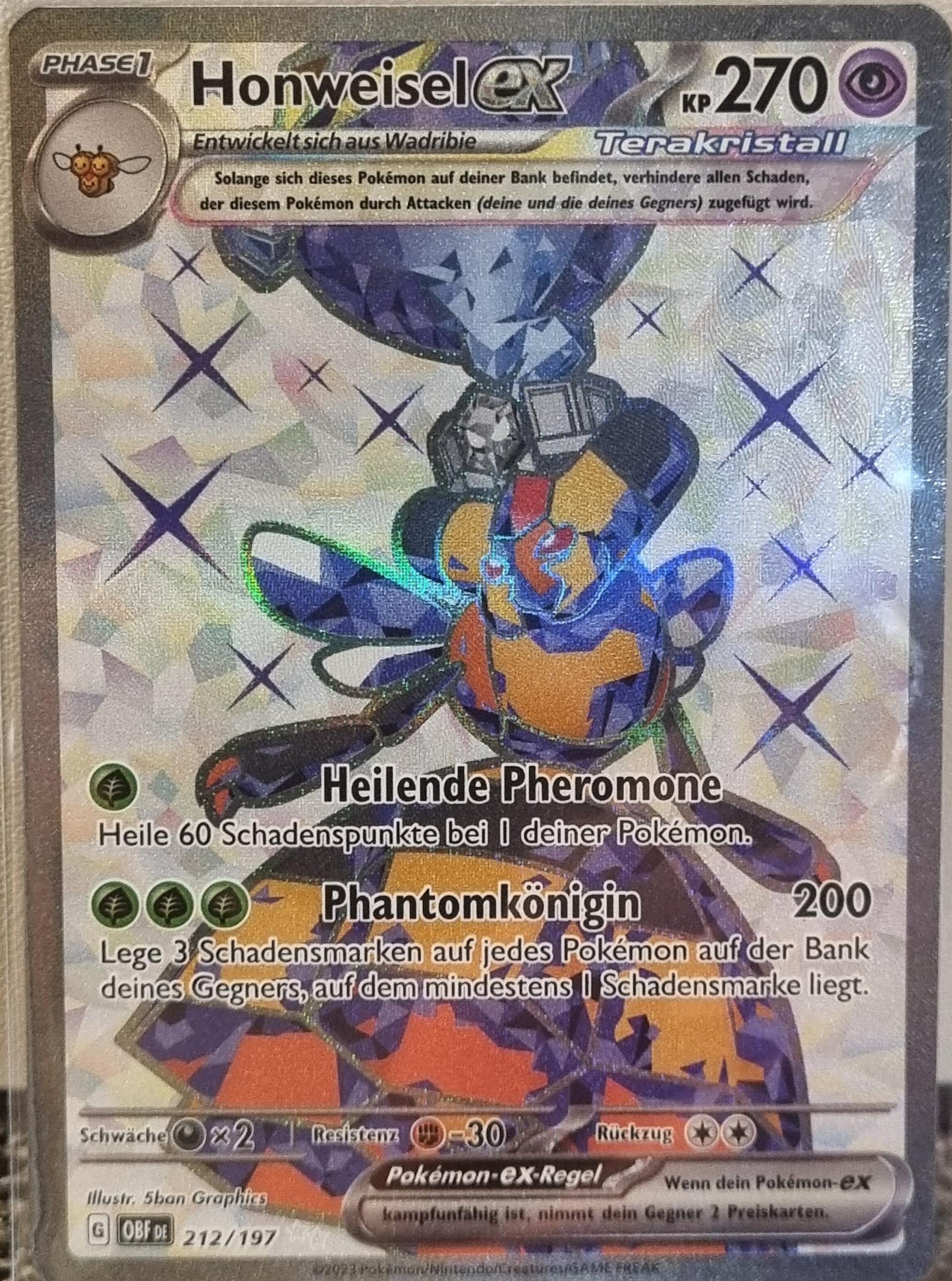 Vespiquen ex - Obsidian Flames (Ultra Rare) [OBF-212]