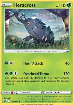 Heracross - Astral Radiance (Common) [ASR-008]