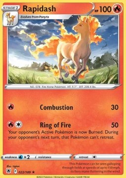 Rapidash - Astral Radiance (Rare) [ASR-022]