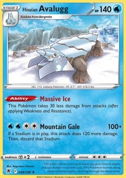 Hisuian Avalugg - Astral Radiance (Rare) [ASR-048]