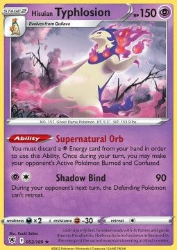 Hisuian Typhlosion - Astral Radiance (Holo Rare) [ASR-052]