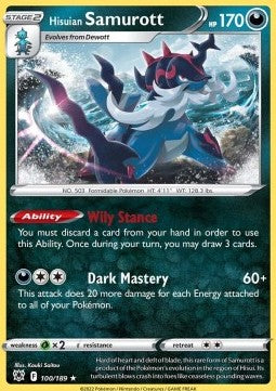 Hisuian Samurott - Astral Radiance (Holo Rare) [ASR-100]