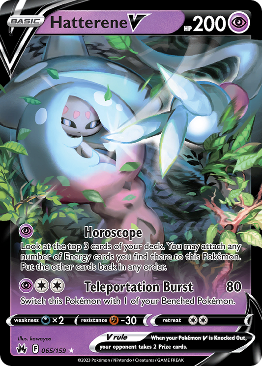 Hatterene V - Crown Zenith (Ultra Rare) [CRZ-065]