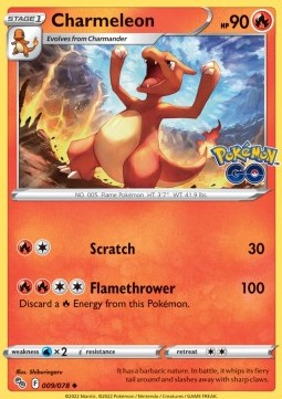 Charmeleon - Pokémon GO (Uncommon) [PGO-009]