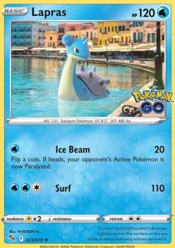 Lapras - Pokémon GO (Holo Rare) [PGO-023]