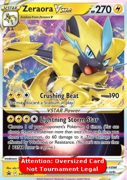 Zeraora VSTAR - SWSH Black Star Promos (Oversized) [SWSH-265]