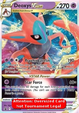 Deoxys VSTAR - SWSH Black Star Promos (Oversized) [SWSH-268]