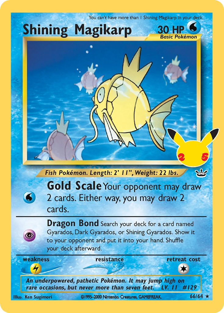 Shining Magikarp - Celebrations (Ultra Rare) [CEL-NR 66]