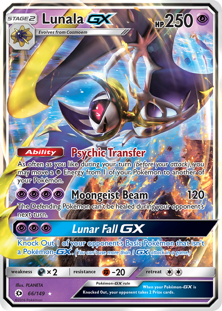 Lunala GX - Sun & Moon (Ultra Rare) [SUM-66]