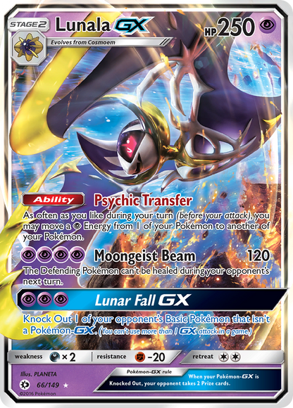 Lunala GX - Sun & Moon (Ultra Rare) [SUM-66]