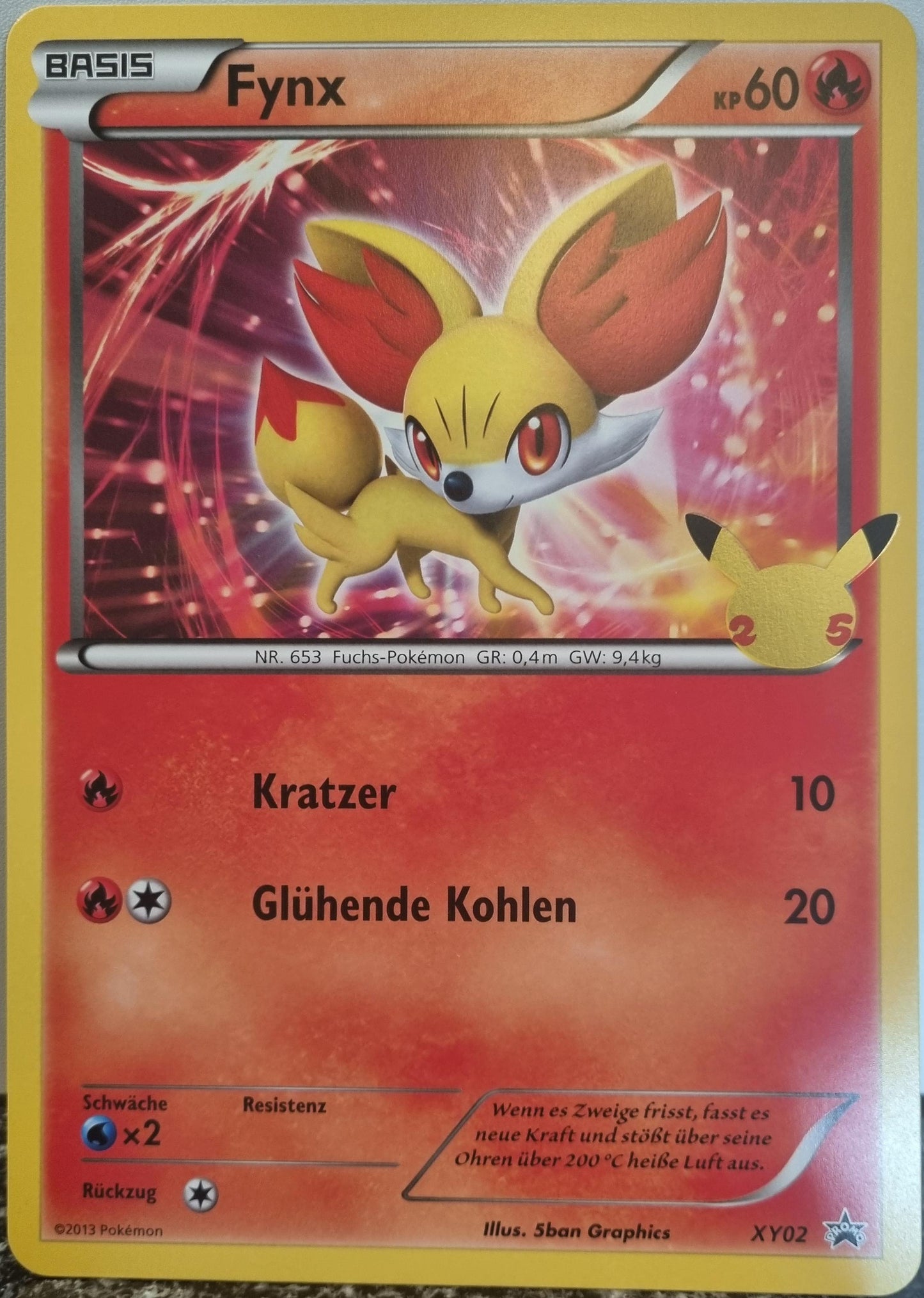Fennekin - XY Black Star Promos (Oversized) [XYPR-02]