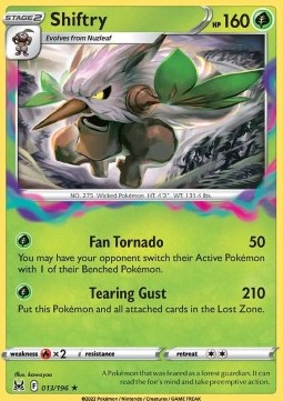 Shiftry - Lost Origin (Holo Rare) [LOR-013]