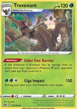 Trevenant - Lost Origin (Holo Rare) [LOR-017]