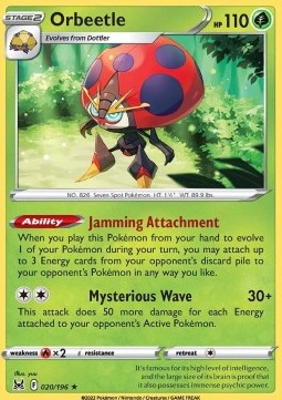 Orbeetle - Lost Origin (Holo Rare) [LOR-020]