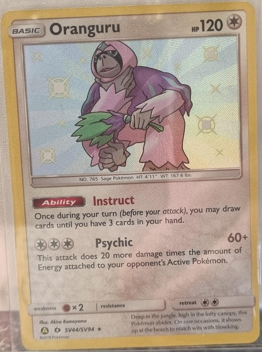 Oranguru - Hidden Fates (Holo Rare) [HIF-SV44]