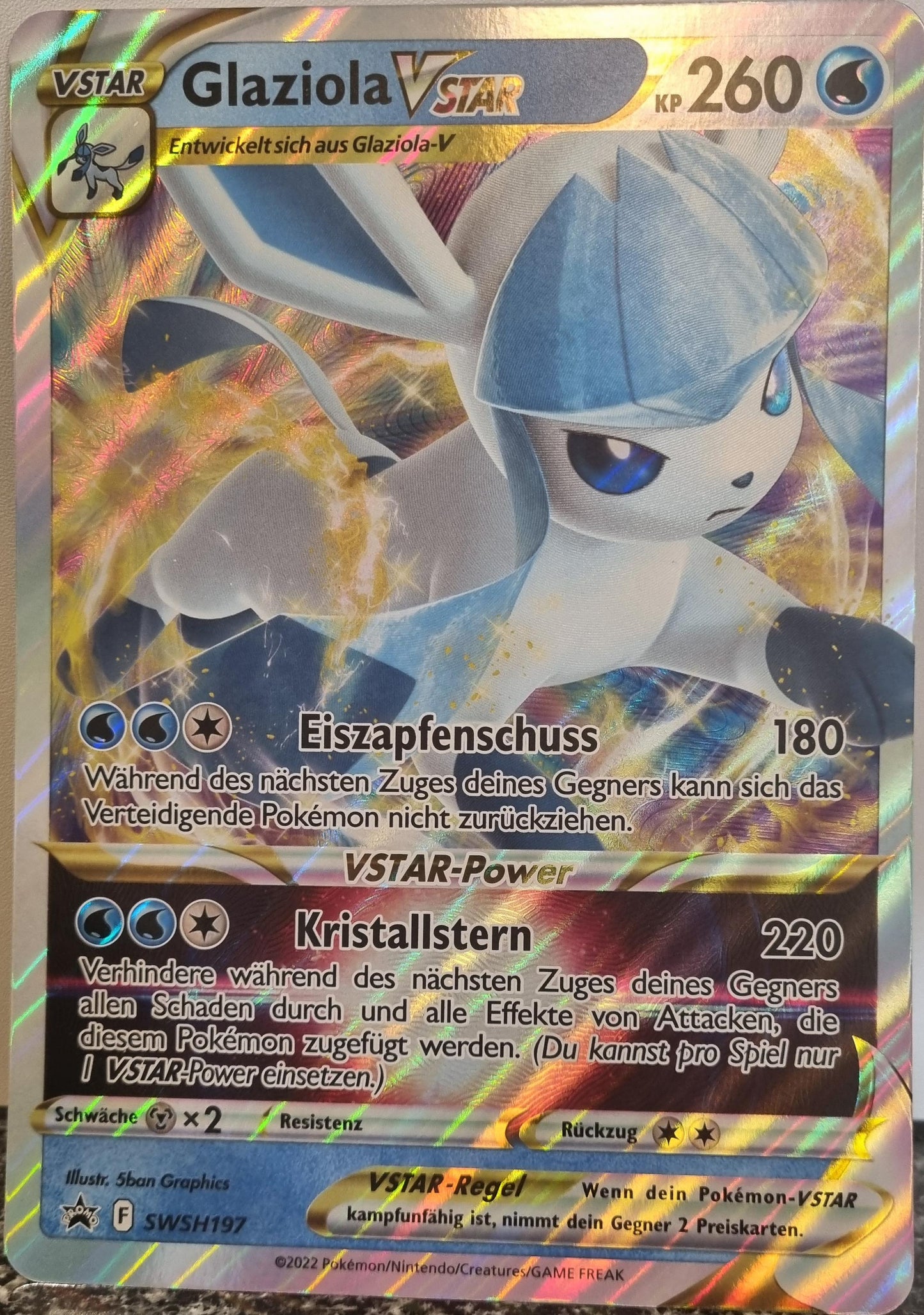 Glaceon VSTAR - SWSH Black Star Promos (Oversized) [SWSH-197]