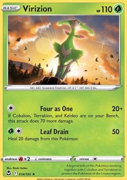 Virizion - Silver Tempest (Rare) [SIT-014]