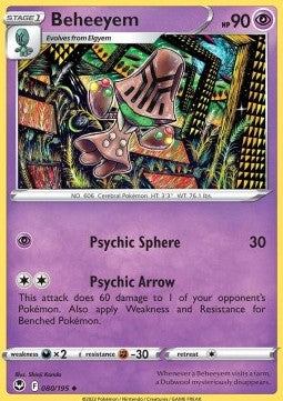 Beheeyem - Silver Tempest (Uncommon) [SIT-080]