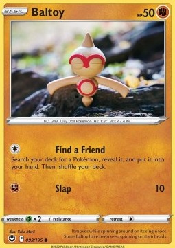 Baltoy - Silver Tempest (Common) [SIT-093]