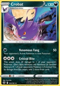 Crobat - Silver Tempest (Holo Rare) [SIT-105]