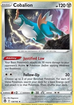 Cobalion - Silver Tempest (Rare) [SIT-126]