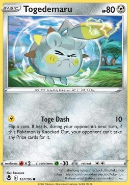 Togedemaru - Silver Tempest (Common) [SIT-127]