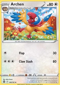 Archen - Silver Tempest (Uncommon) [SIT-146]